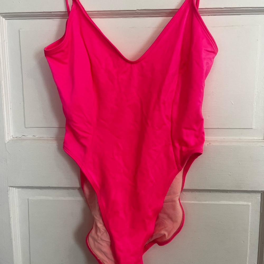 Vintage cheeky one piece swimsuit